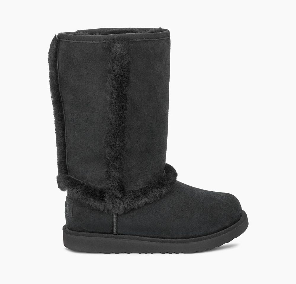 Ugg Tall Boots Canada - Ugg Kids' Hadley Ii Black